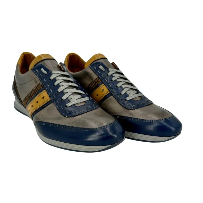 Albert 12 – Gray And Blue Sneaker