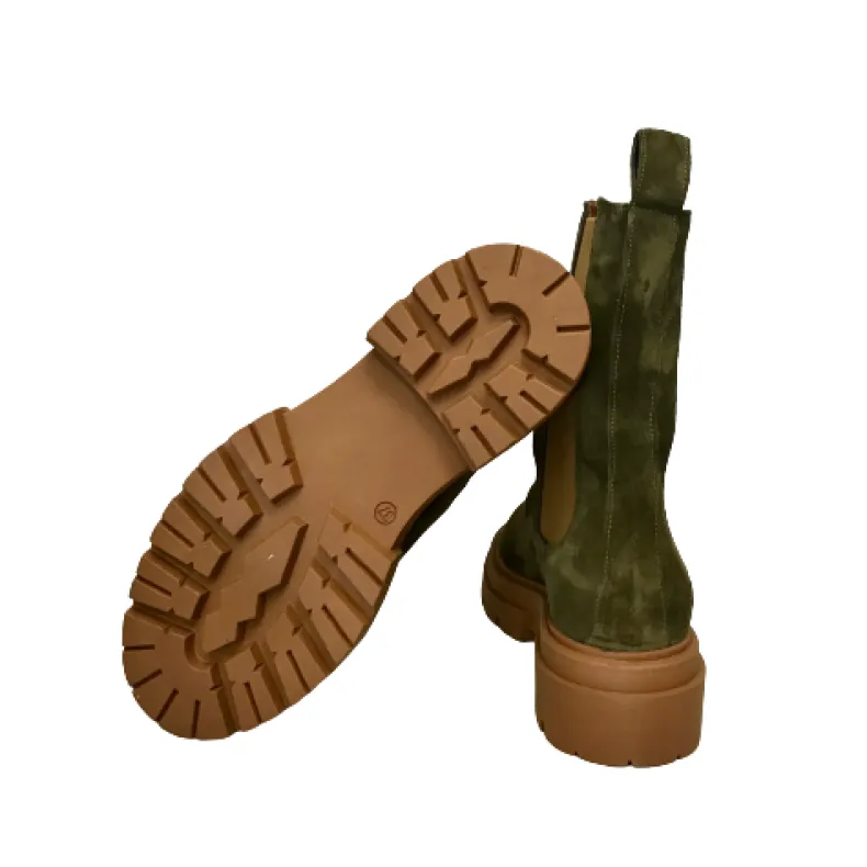 Beatles In Dark Green Suede