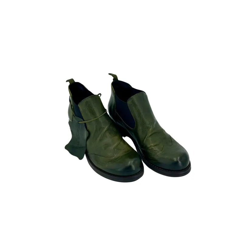 Beatles In Green Dipped Leather