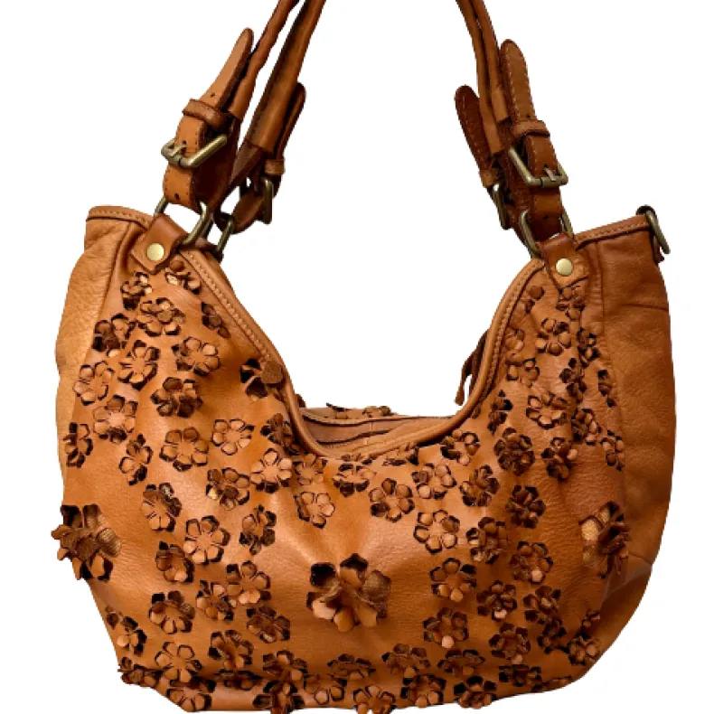 Big Lilac – Leather With Lasered Flowers