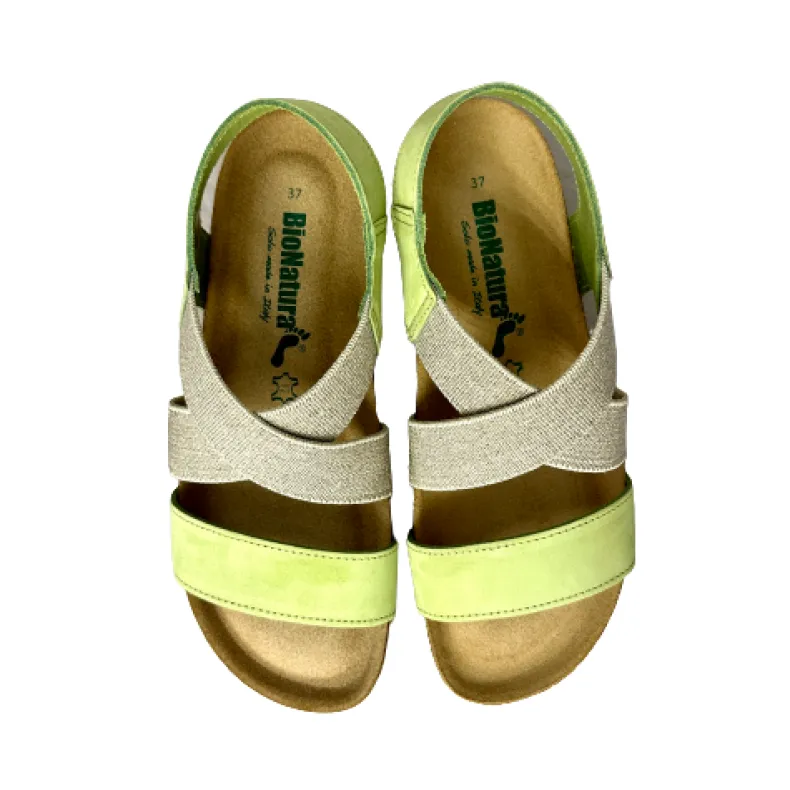 Bionatura Sandal With Lime Elastic