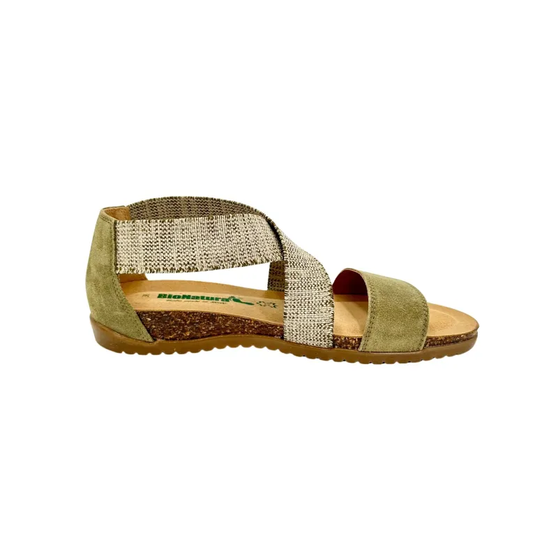 Bionatura Sandal With Sage Green Elastic