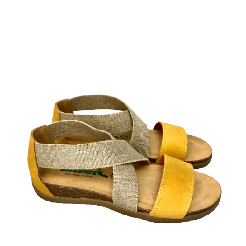 Bionatura Sandal With Ocher Elastic
