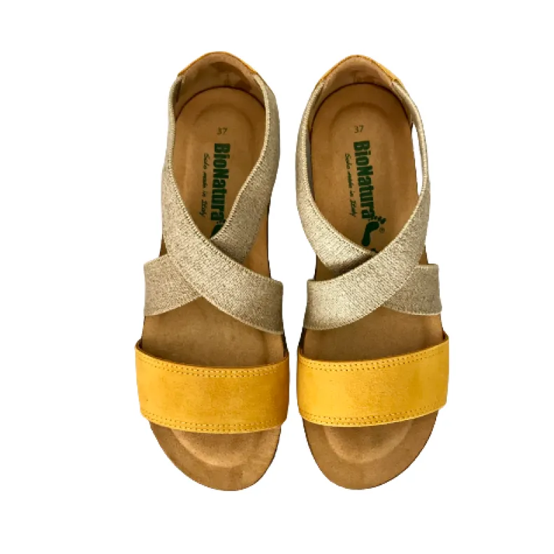 Bionatura Sandal With Ocher Elastic