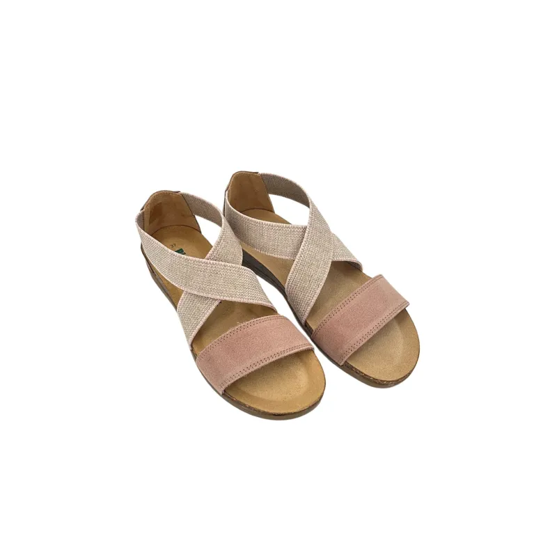 Bionatura Sandal With Dusty Pink Elastic