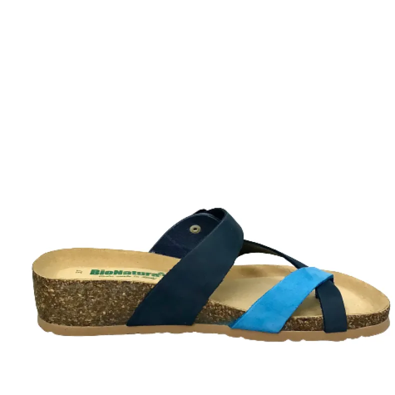 Bionatura Slipper Blue, Cobalt, Turquoise