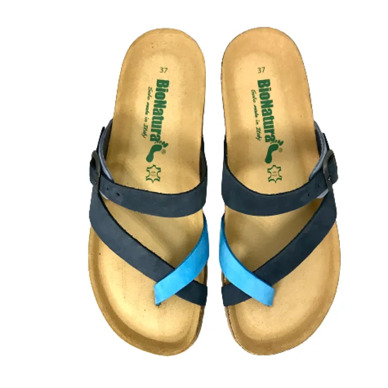 Bionatura Slipper Blue, Cobalt, Turquoise