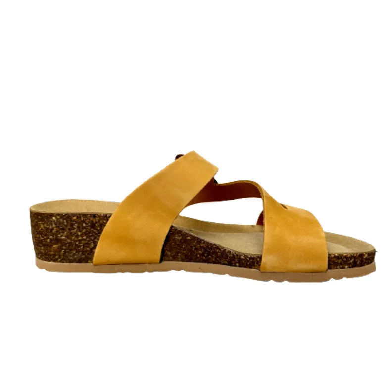 Bionatura Slipper In Apricot Nubuck