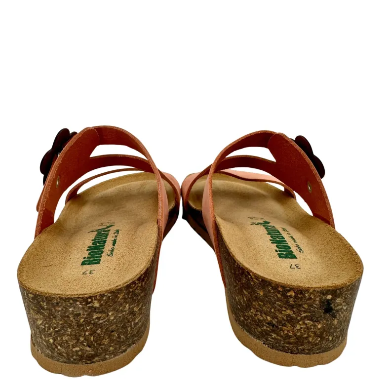 Bionatura Slipper In Peach Nubuck