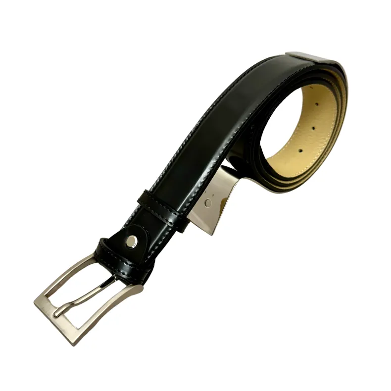 Black Brushed Artisan Belt 048/N