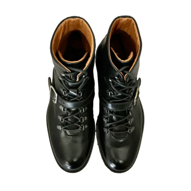 Black Handmade Amphibian With Buckle