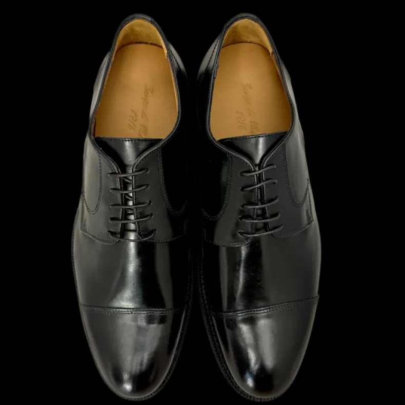 Black Lace-up With Blake Sewn Overlay