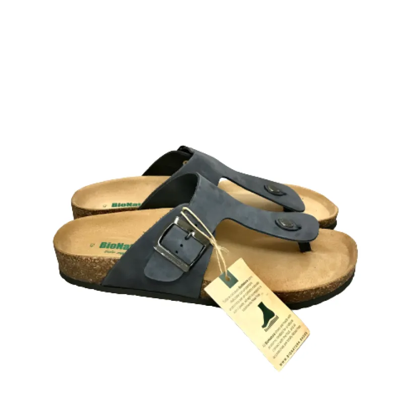 Blue Bionatura Thong Slipper