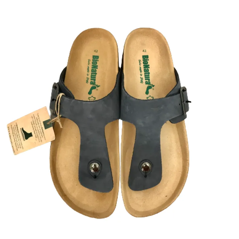 Blue Bionatura Thong Slipper