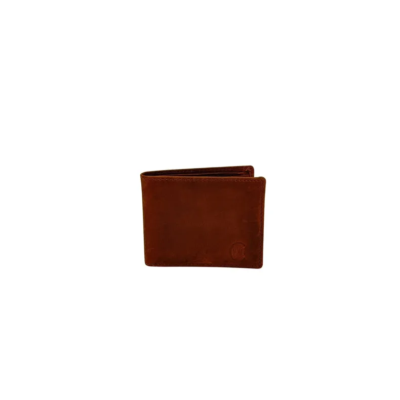 Brown Oiled Leather Wallet