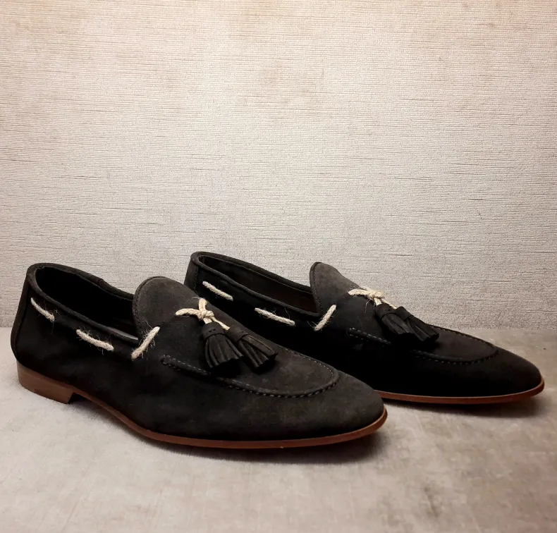 Brown Suede Moccasin