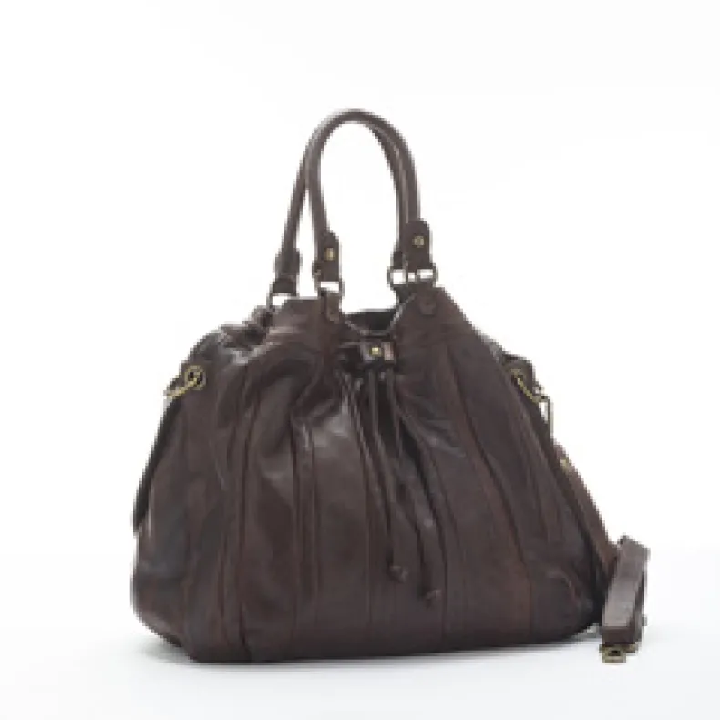 Bucket Model Soft Leather Bag