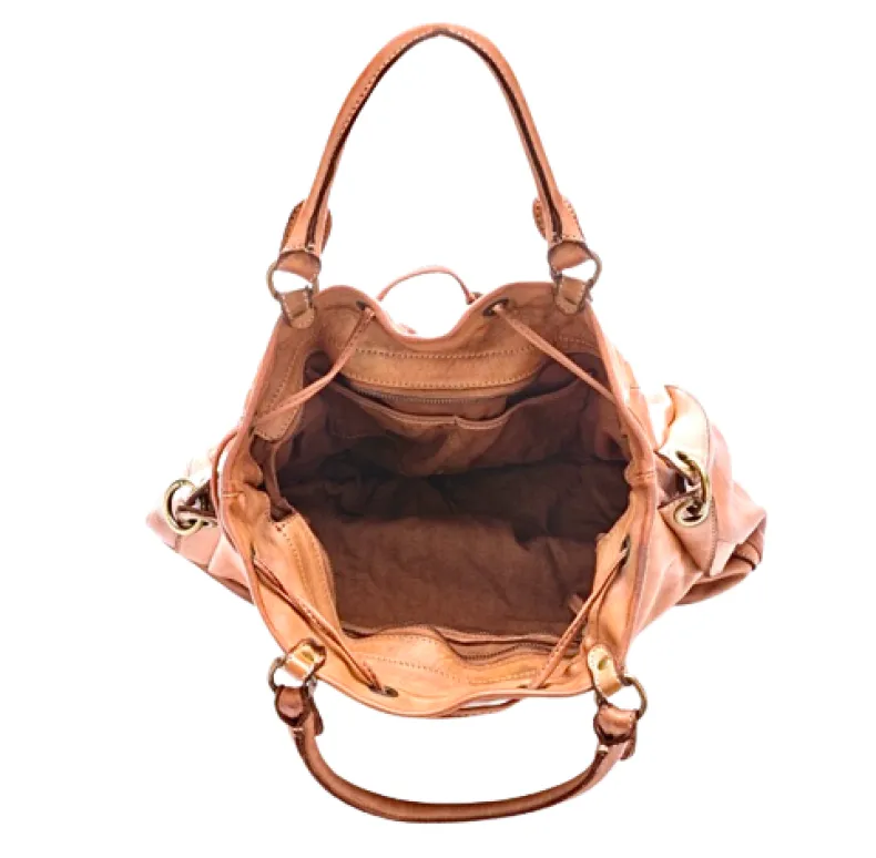 Bucket Model Soft Leather Bag