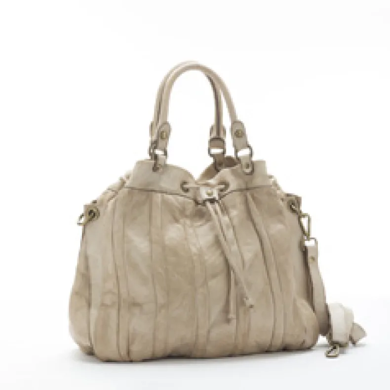 Bucket Model Soft Leather Bag