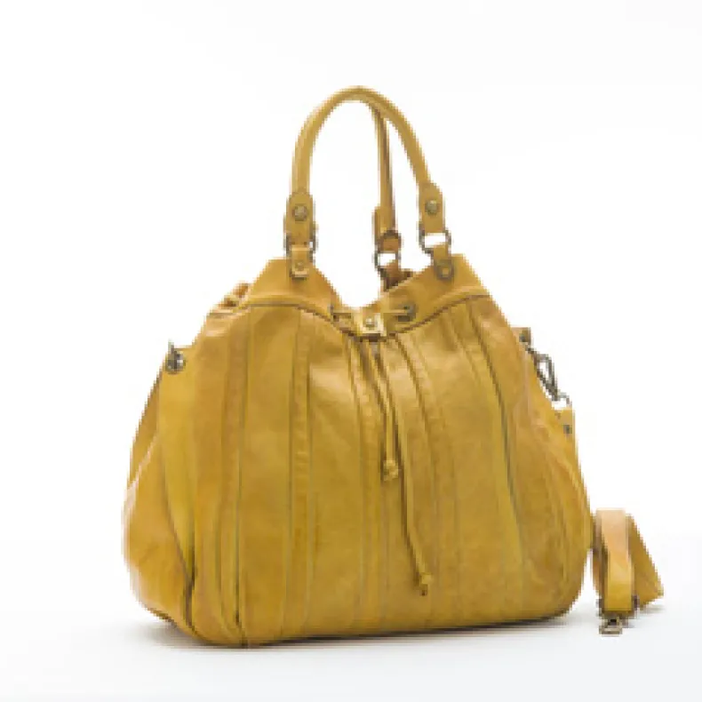 Bucket Model Soft Leather Bag