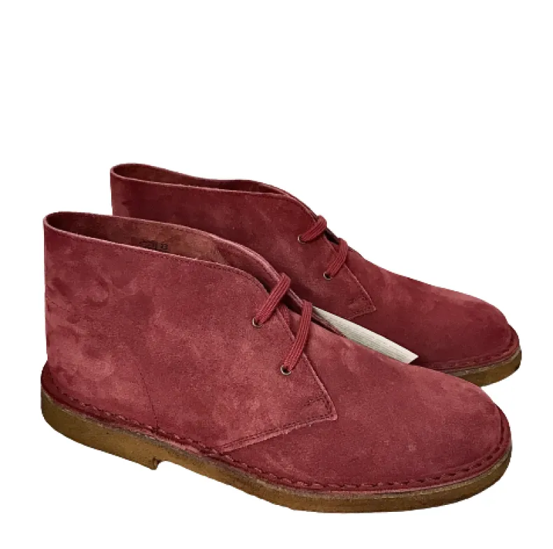 Burgundy Handmade Ankle Boot