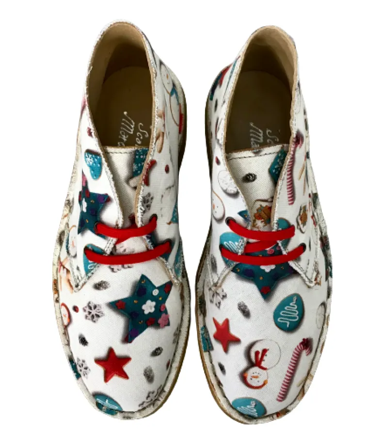 Christmas Handmade Ankle Boot