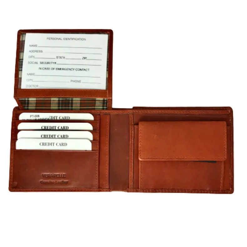 Classic Brick-colored Wallet