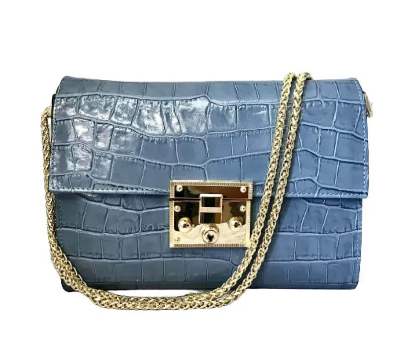 Coconut Leather Bag With Chain