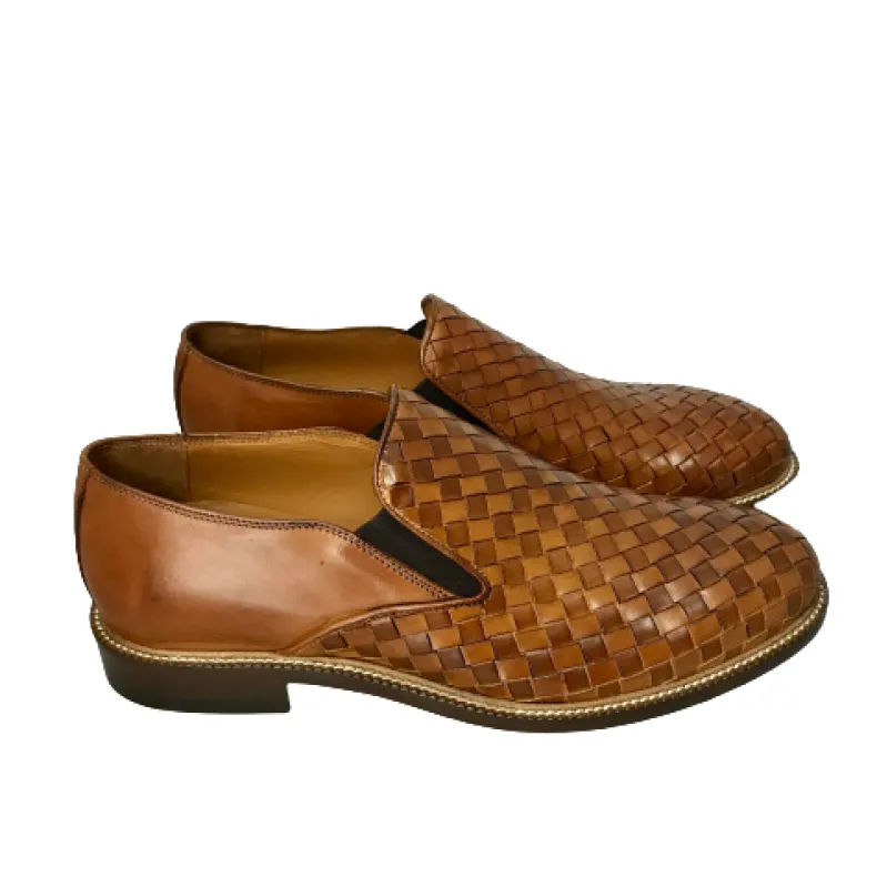 Cognac Woven Loafer