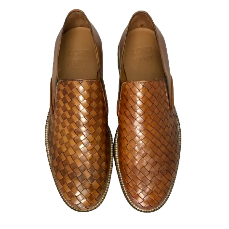 Cognac Woven Loafer
