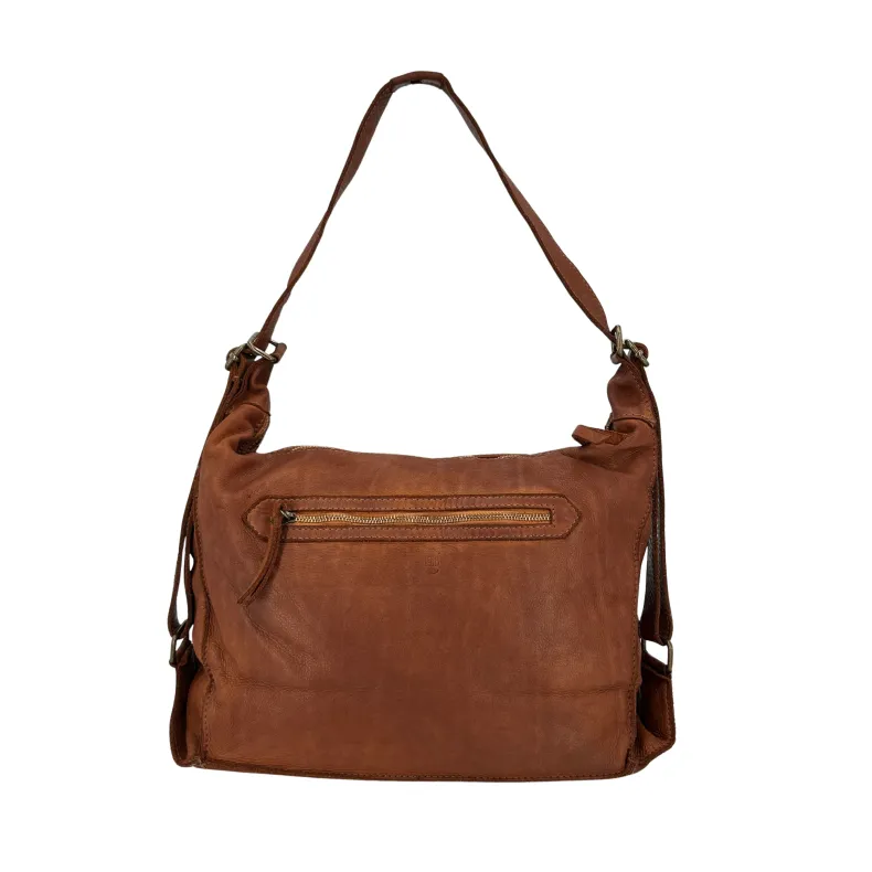 DAKOTA – Medium Woven Leather Bag / Backpack