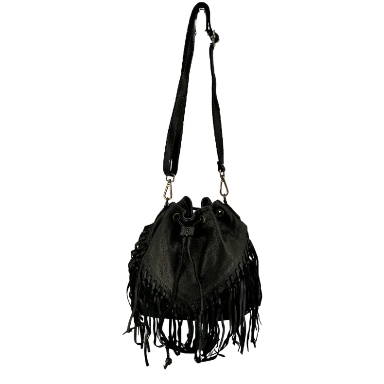 Dallas – Bucket Bag With Fringes