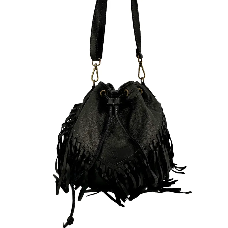 Dallas – Bucket Bag With Fringes