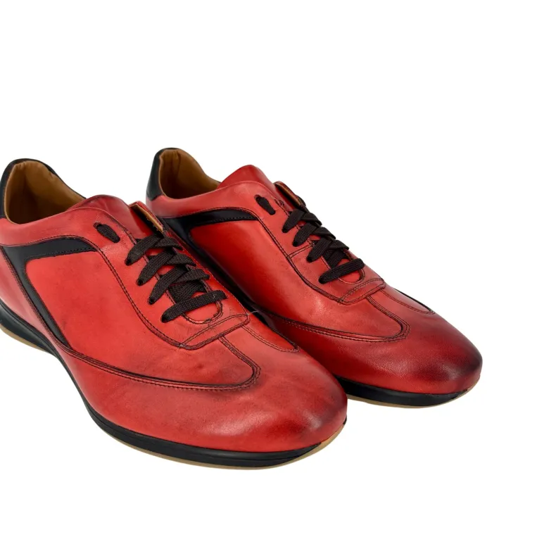 Ferrari – Red And Chocolate Sneakers