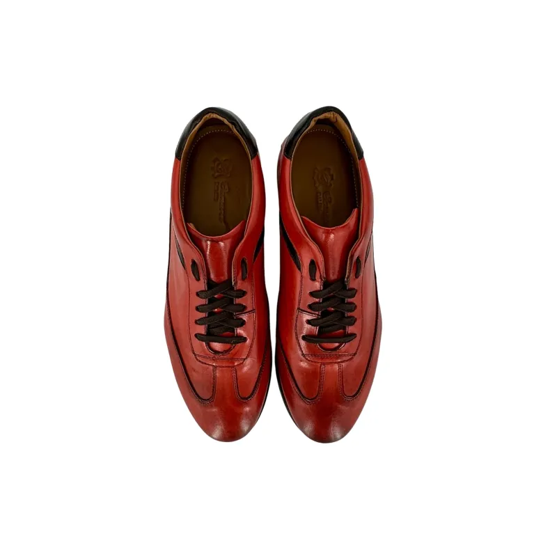 Ferrari – Red And Chocolate Sneakers