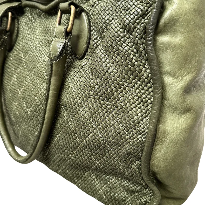 Giada Large Woven Shopper Bag