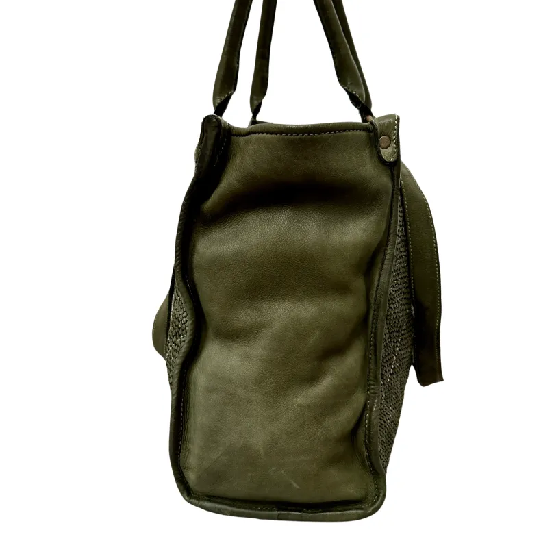 Giada Large Woven Shopper Bag