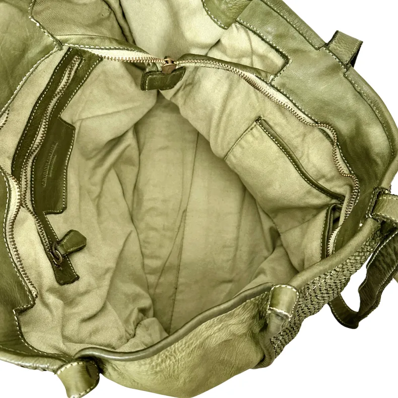 Giada Large Woven Shopper Bag