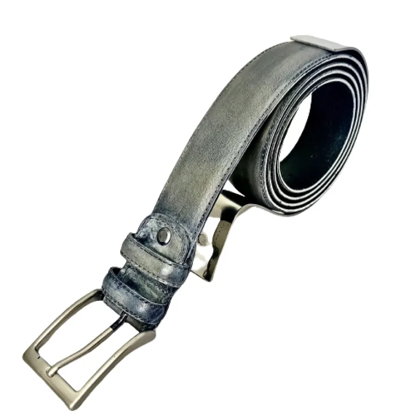 Gray Luxury Handcrafted Belt