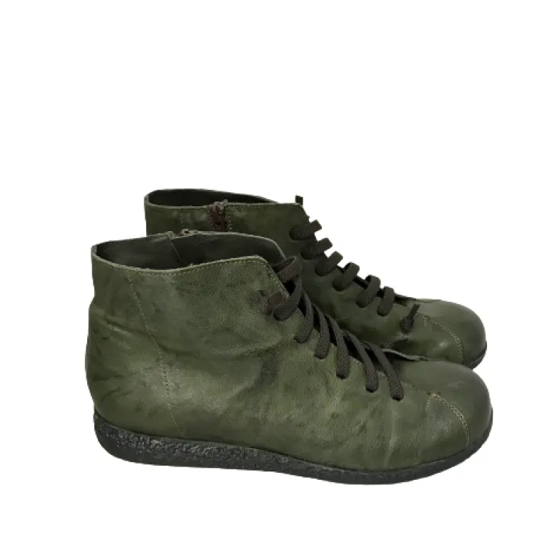 Green Leather Sneaker