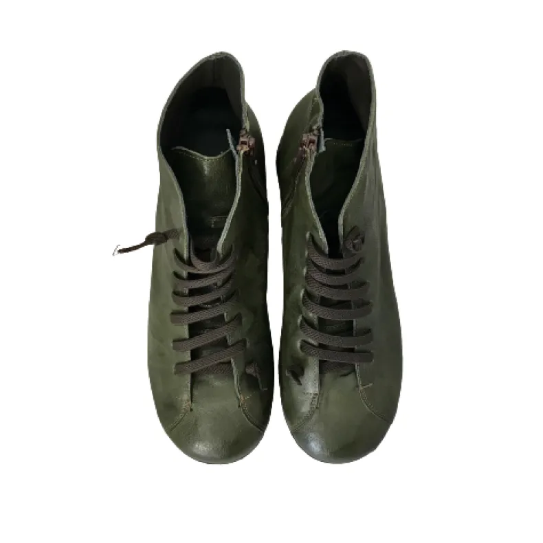 Green Leather Sneaker