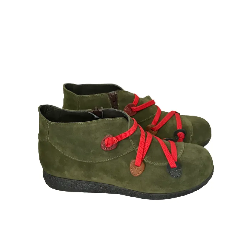 Green Suede Sneakers