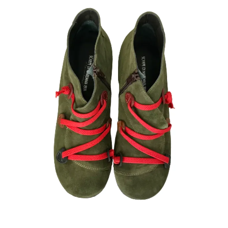Green Suede Sneakers