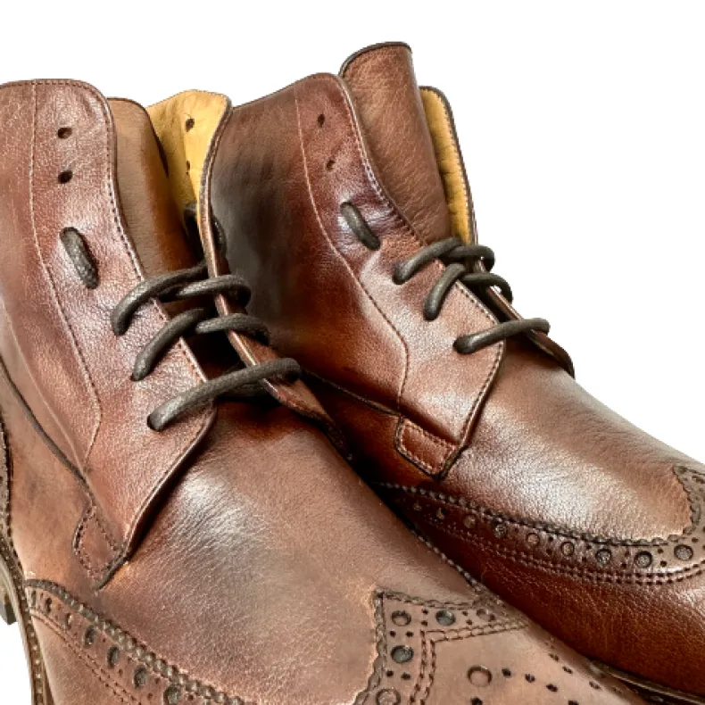 Handcrafted Amphibian In Brown Dipped Buffalo