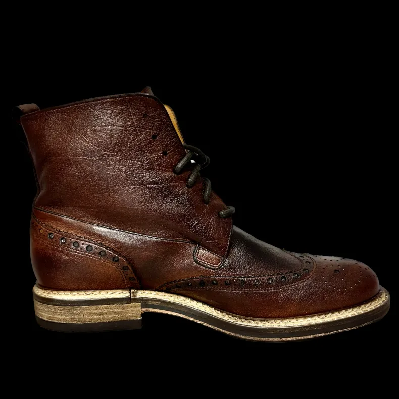 Handcrafted Amphibian In Brown Dipped Buffalo