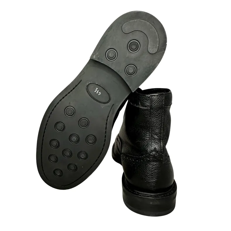 Handcrafted Amphibian With Black Blake Stitched Lamb Fur