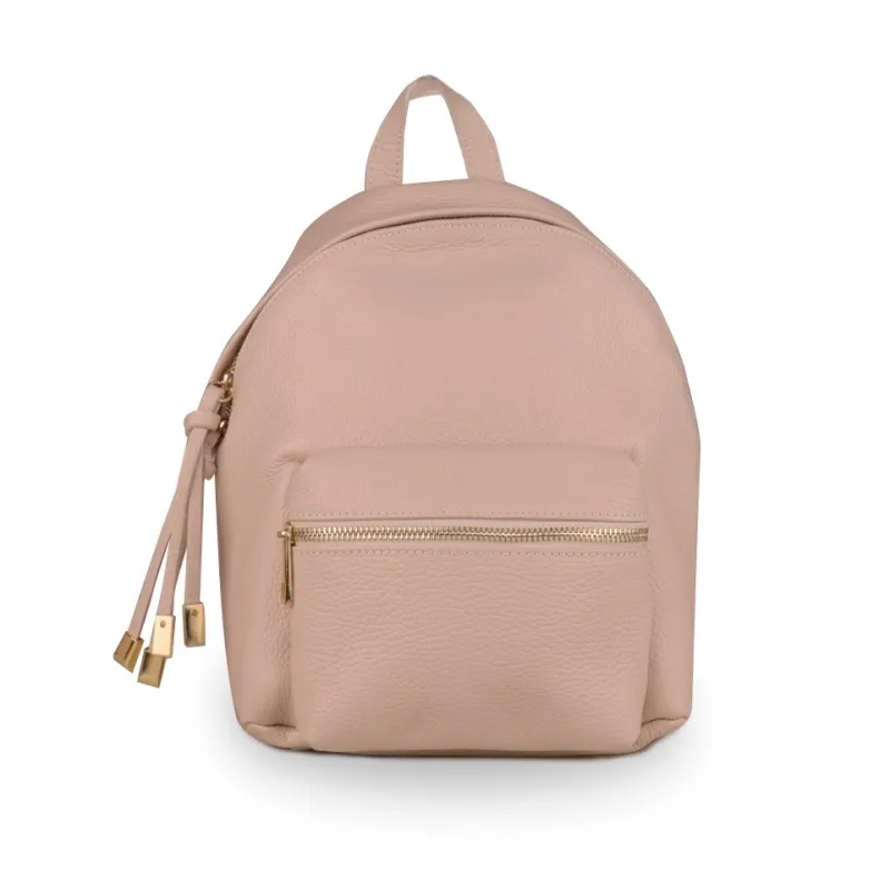 Handcrafted Backpack With External Pocket