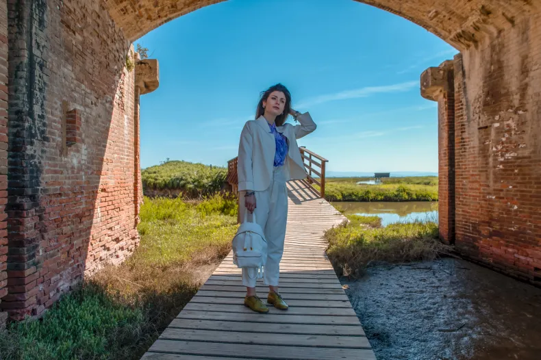 Handcrafted Backpack With External Pocket