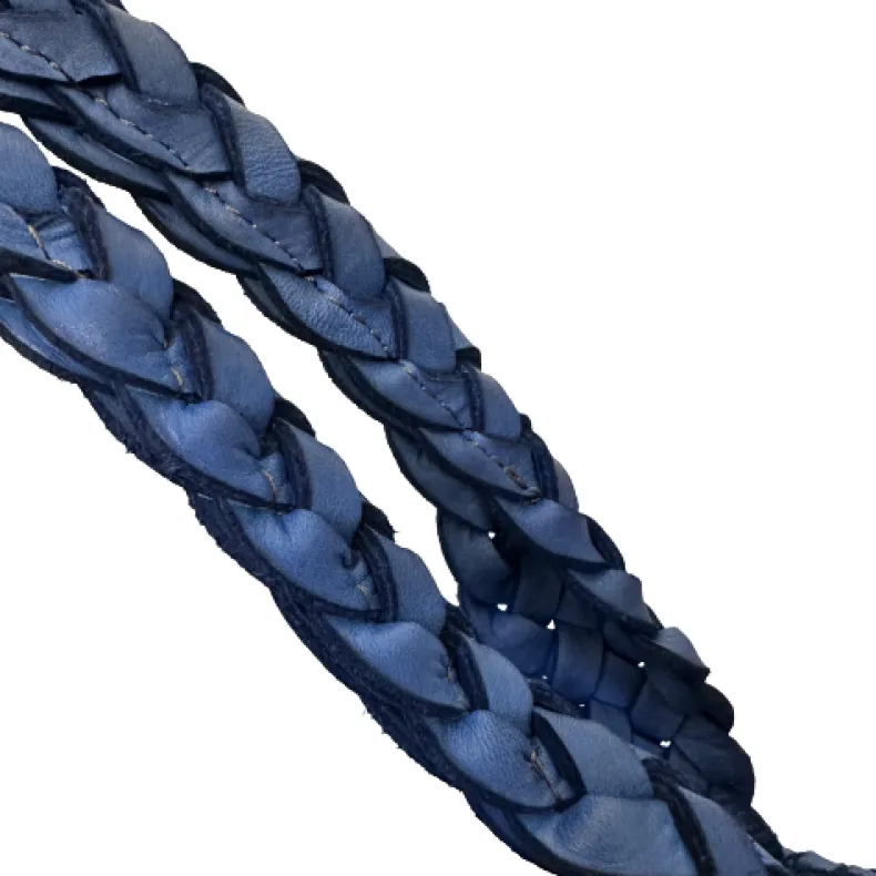 Handcrafted Bag In Woven Leather