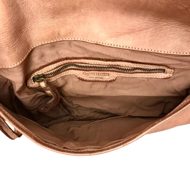 Handcrafted Bag Washed With Studs